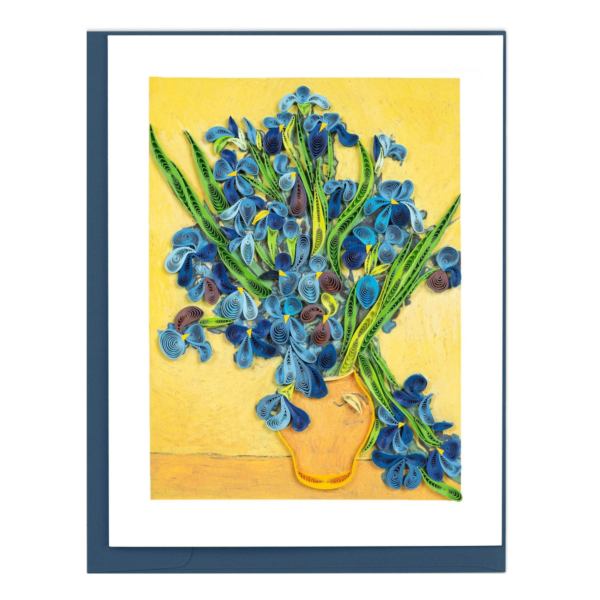Quilling Card Quilled Artist Series - Irises, Van Gogh