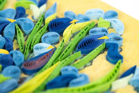 Quilling Card Quilled Artist Series - Irises, Van Gogh