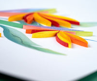 Quilling Card Quilled Bird of Paradise Greeting Card