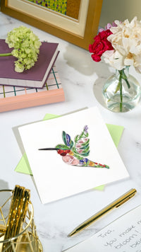 Quilling Card Quilled Decorative Floral Bird Greeting Card