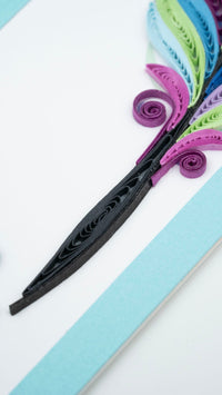 Quilling Card Quill & Ink Handmade Quilled Paper Bookmark