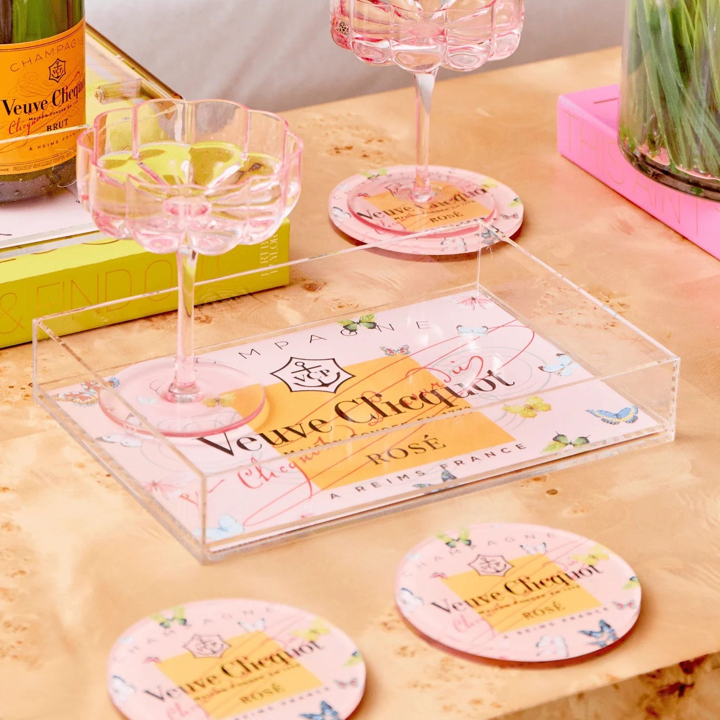 Rose Butterfly Small Tray