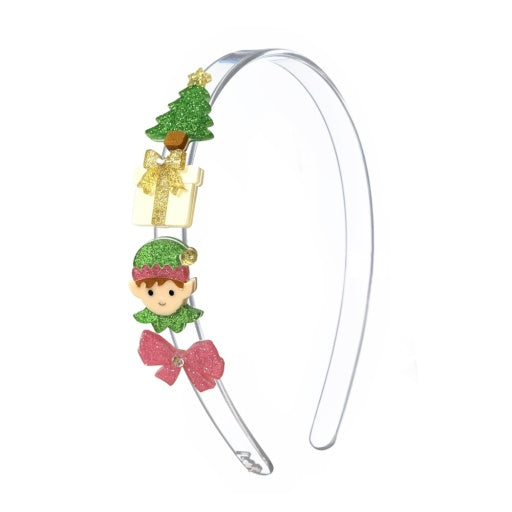 Lilies & Roses NY Elf Present Tree Headband