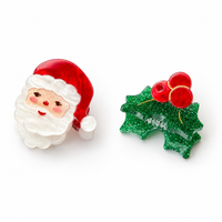 Lilies & Roses NY Santa Holly Berry Hair Claws