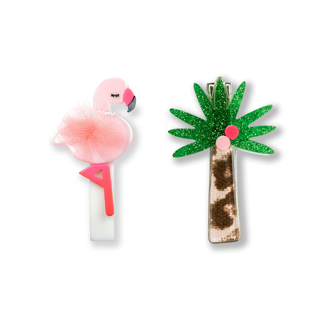 Tropical Flamingo Hair Clip
