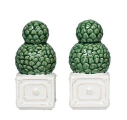 Berry & Thread Topiary Salt and Pepper Set/2