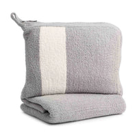 Chenilla Fine™ Stripe Travel Blanket