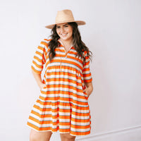 Hidalgo Stripe Bondi Dress