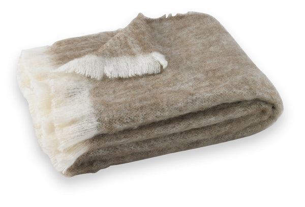 Driftwood Brushed Alpaca Throw