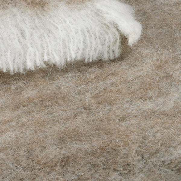 Driftwood Brushed Alpaca Throw