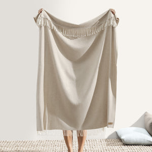 Dune Italian Herringbone Throw