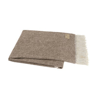 Cocoa Italian Herringbone Throw