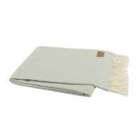 Sea Glass Italian Herringbone Throw
