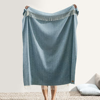 Lake Italian Herringbone Throw