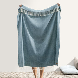Lake Italian Herringbone Throw