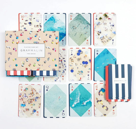 The Beach Playing Card Set by Gray Malin