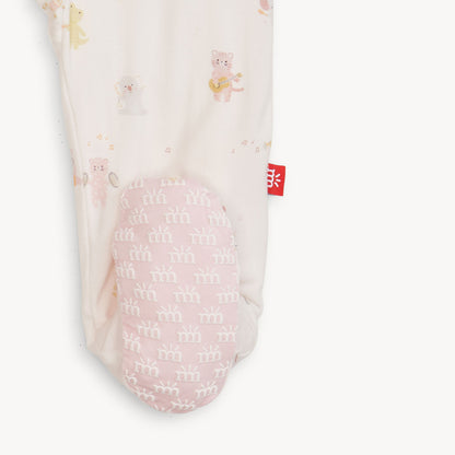 Pink Baby Beats Modal Footie
