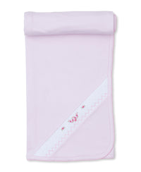 Pink Roses Hand Smocked Blanket