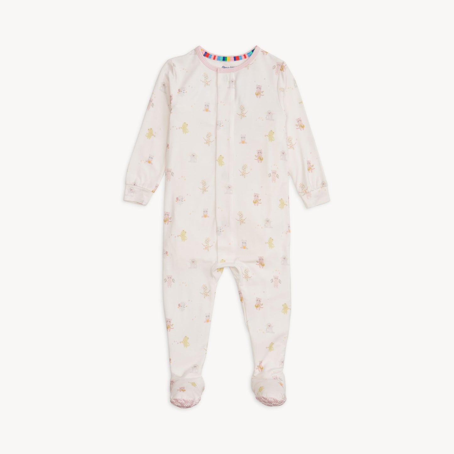Pink Baby Beats Modal Footie