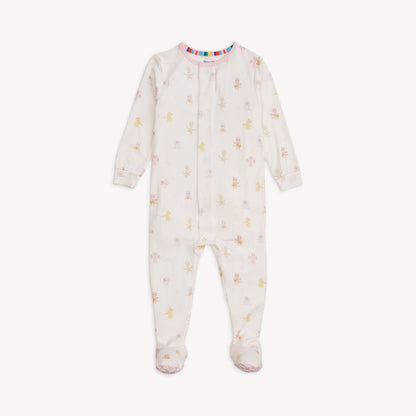 Pink Baby Beats Modal Footie