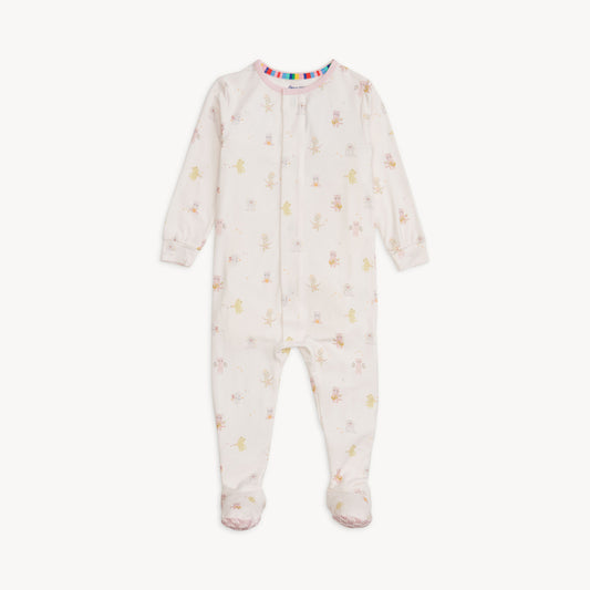 Pink Baby Beats Modal Footie