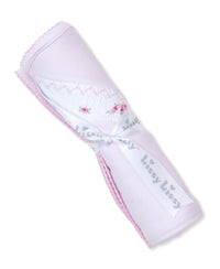 Pink Roses Hand Smocked Blanket