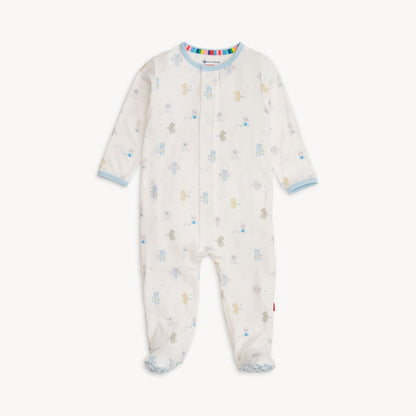 Blue Baby Beats Modal Footie
