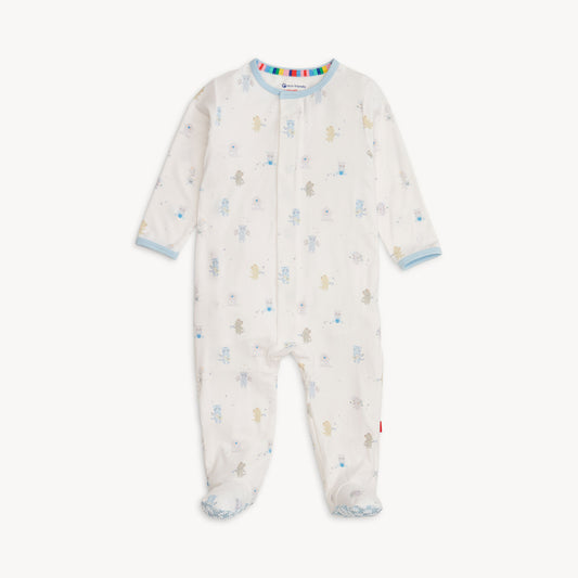 Blue Baby Beats Modal Footie