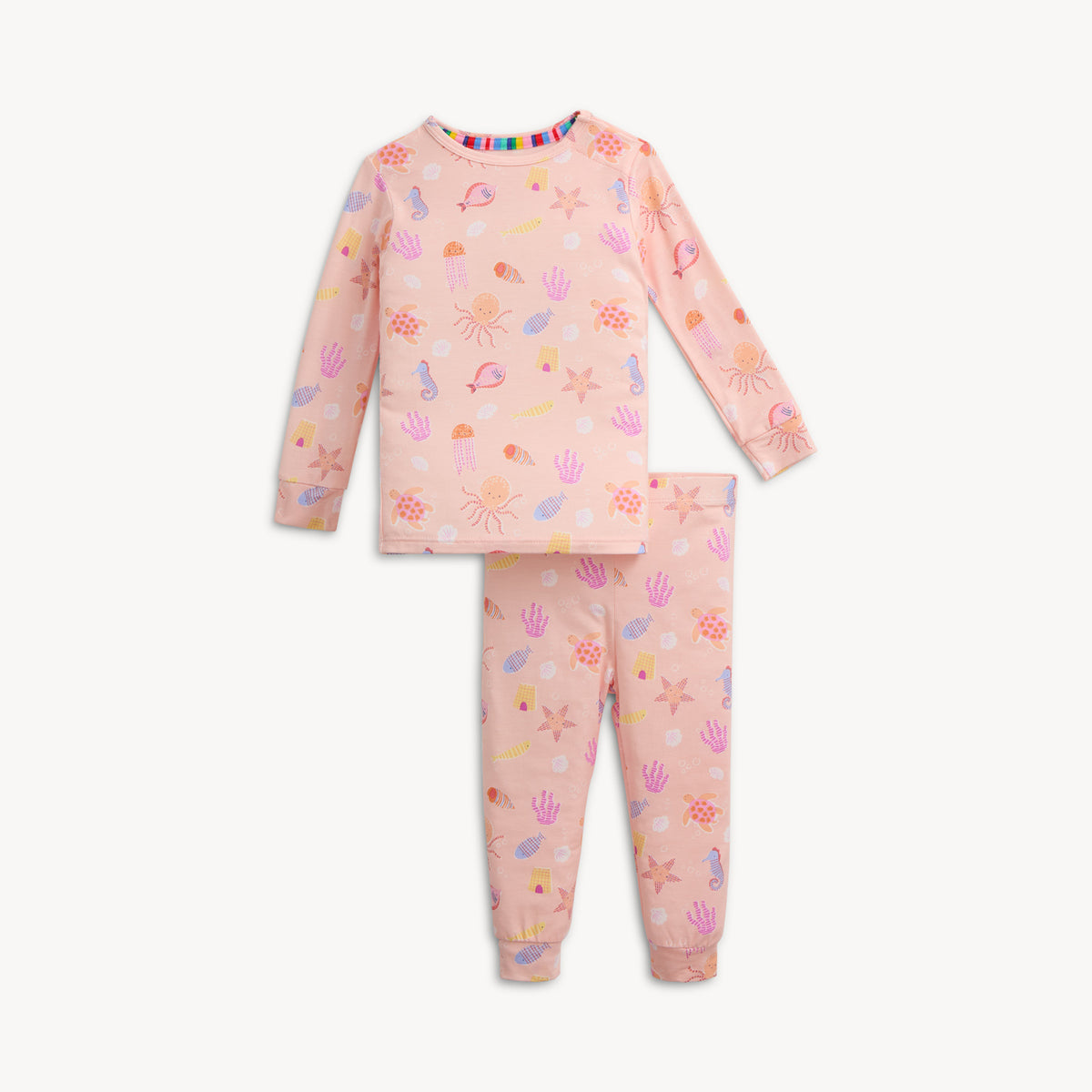 Deep Chic Pk Modal Magnetic L/s Lng Pnt Pj