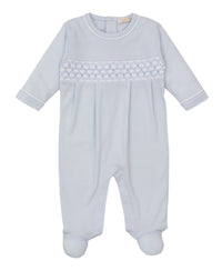 Light Blue Footie w/ Hand Smk - CLB Summer 25