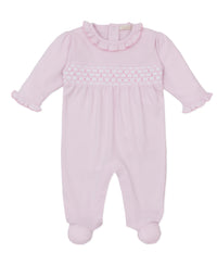 Pink Footie w/ Hand Smk - CLB Summer 25