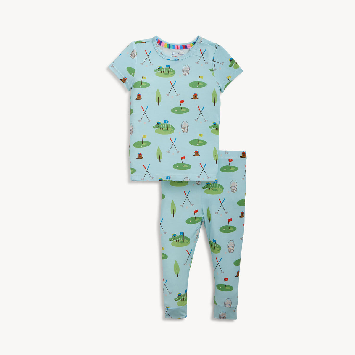 Gopher It Modal Magnetic SS Long Pant PJ Set