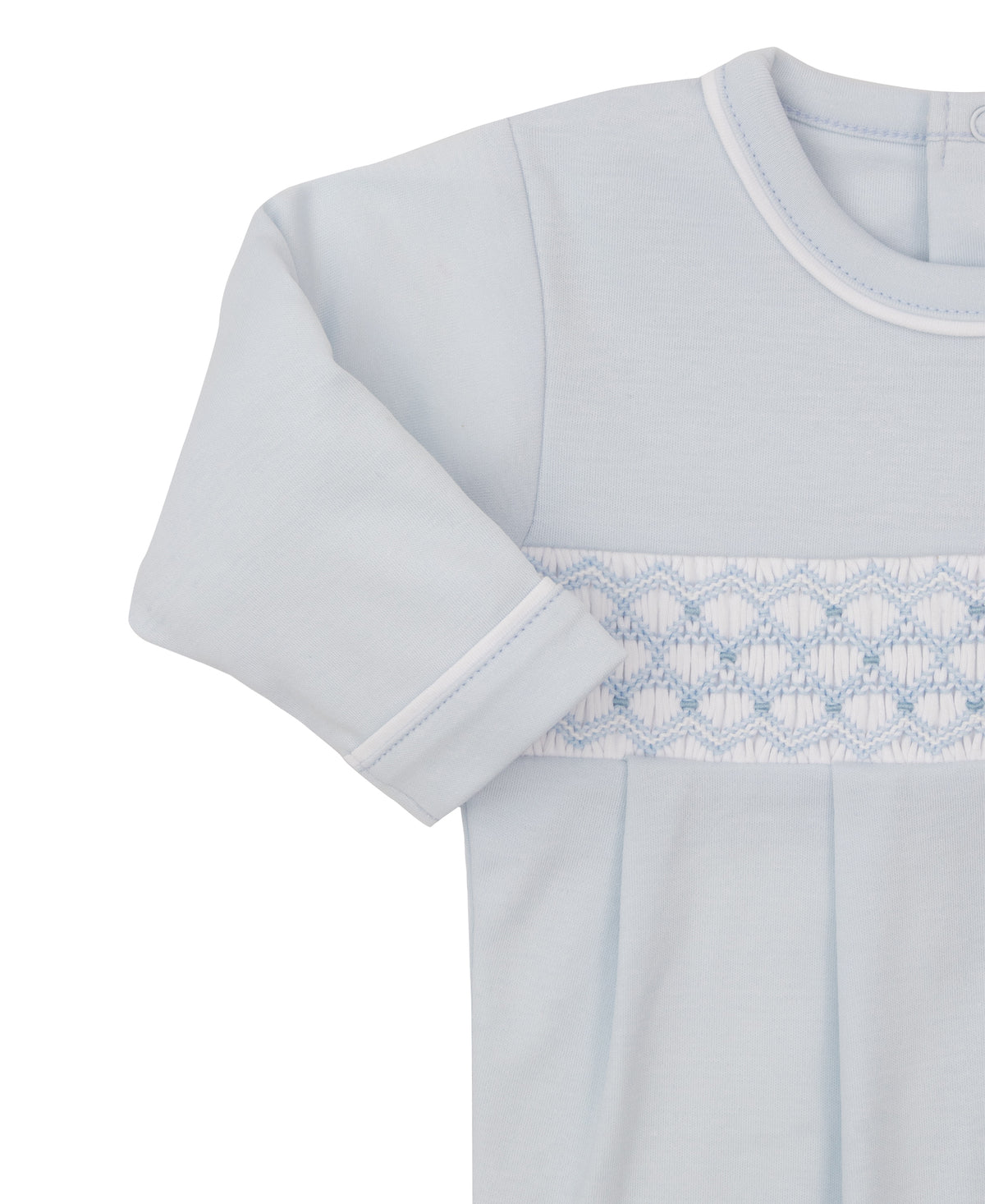Light Blue Footie w/ Hand Smk - CLB Summer 25