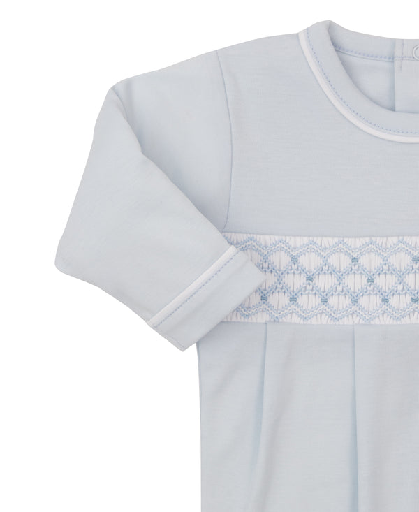 Light Blue Footie w/ Hand Smk - CLB Summer 25