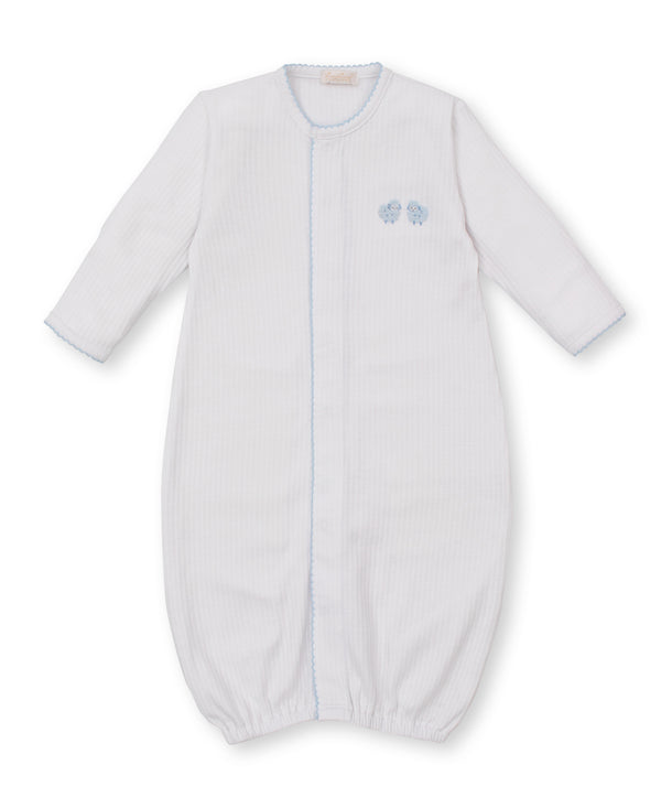Light Blue Conv Gown w/ Hand Emb - Premier Baa Baa Baby Sheep