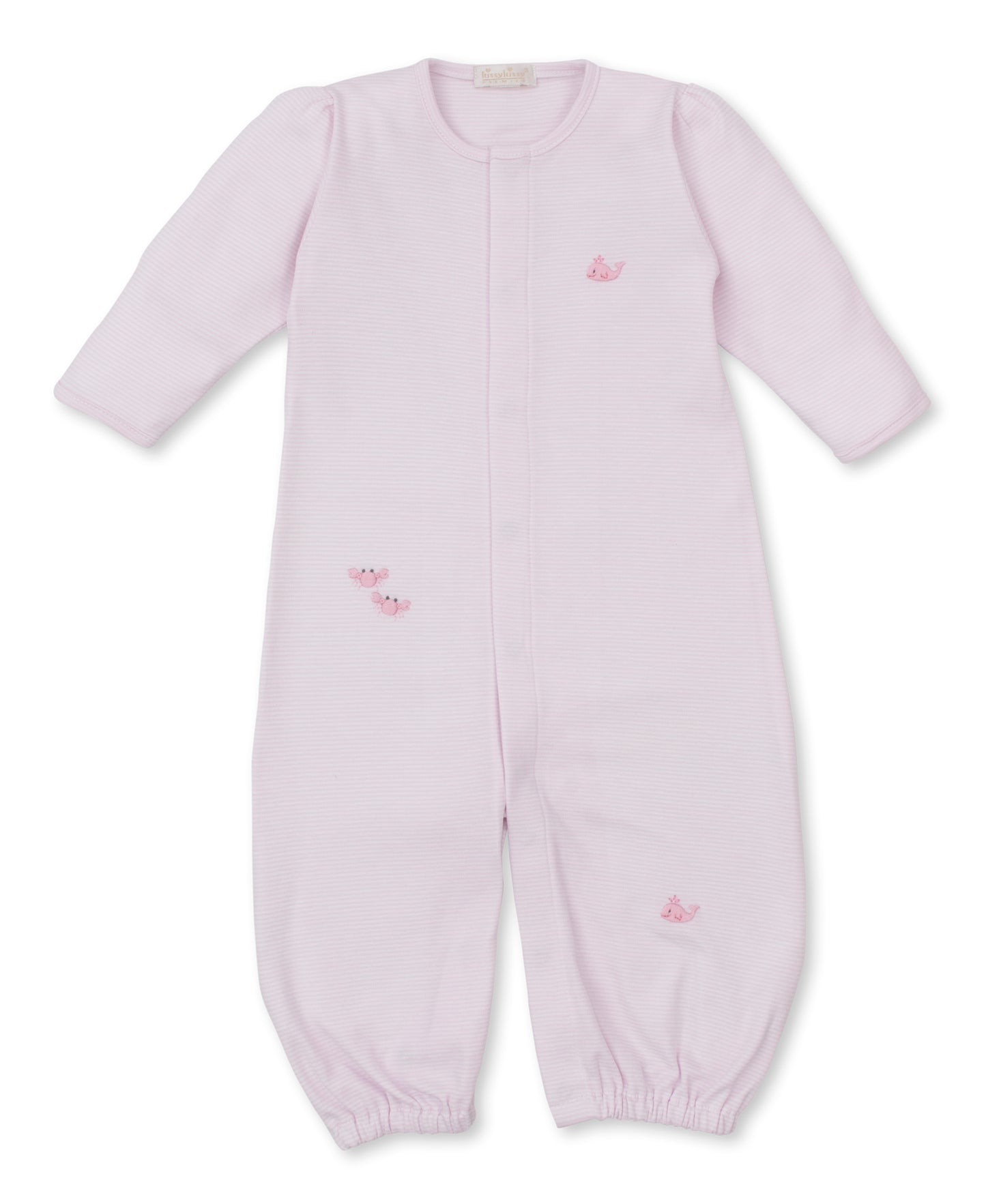 Pink Conv Gown w/ Hand Emb Str - SCE Crabs & Whales