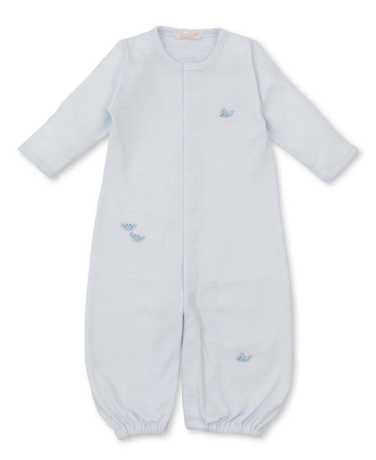 Light Blue Conv Gown w/ Hand Emb Str - SCE Crabs & Whales