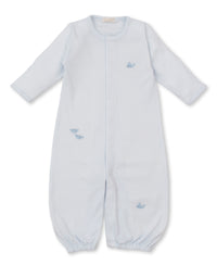 Light Blue Conv Gown w/ Hand Emb Str - SCE Crabs & Whales