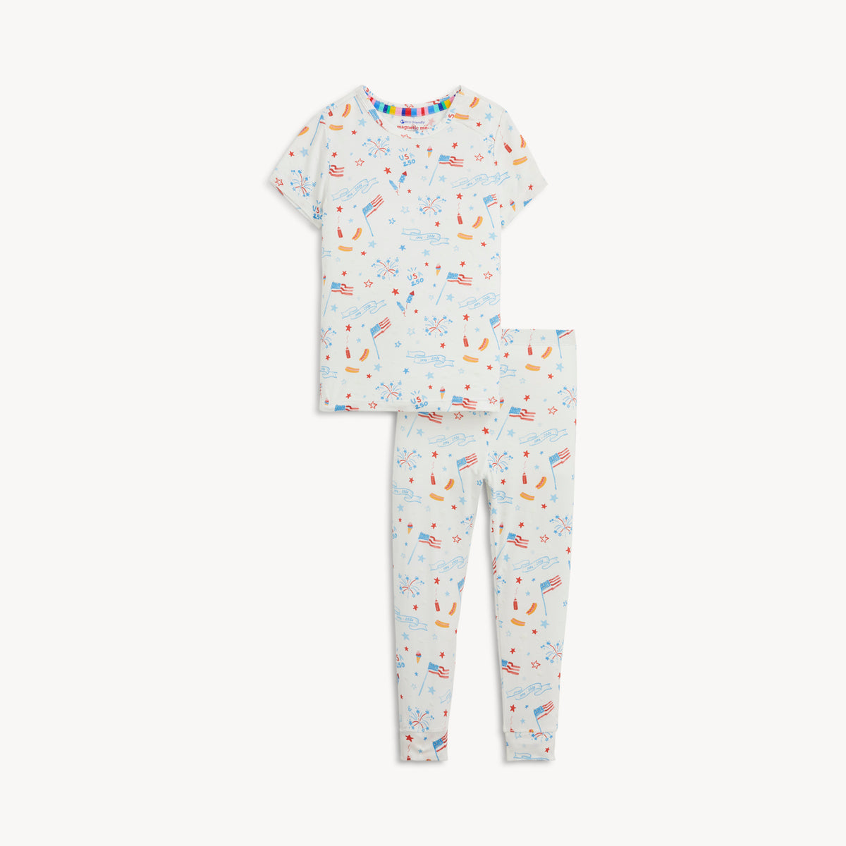 USA 250 Modal Magnetic SS Long Pant PJ Set