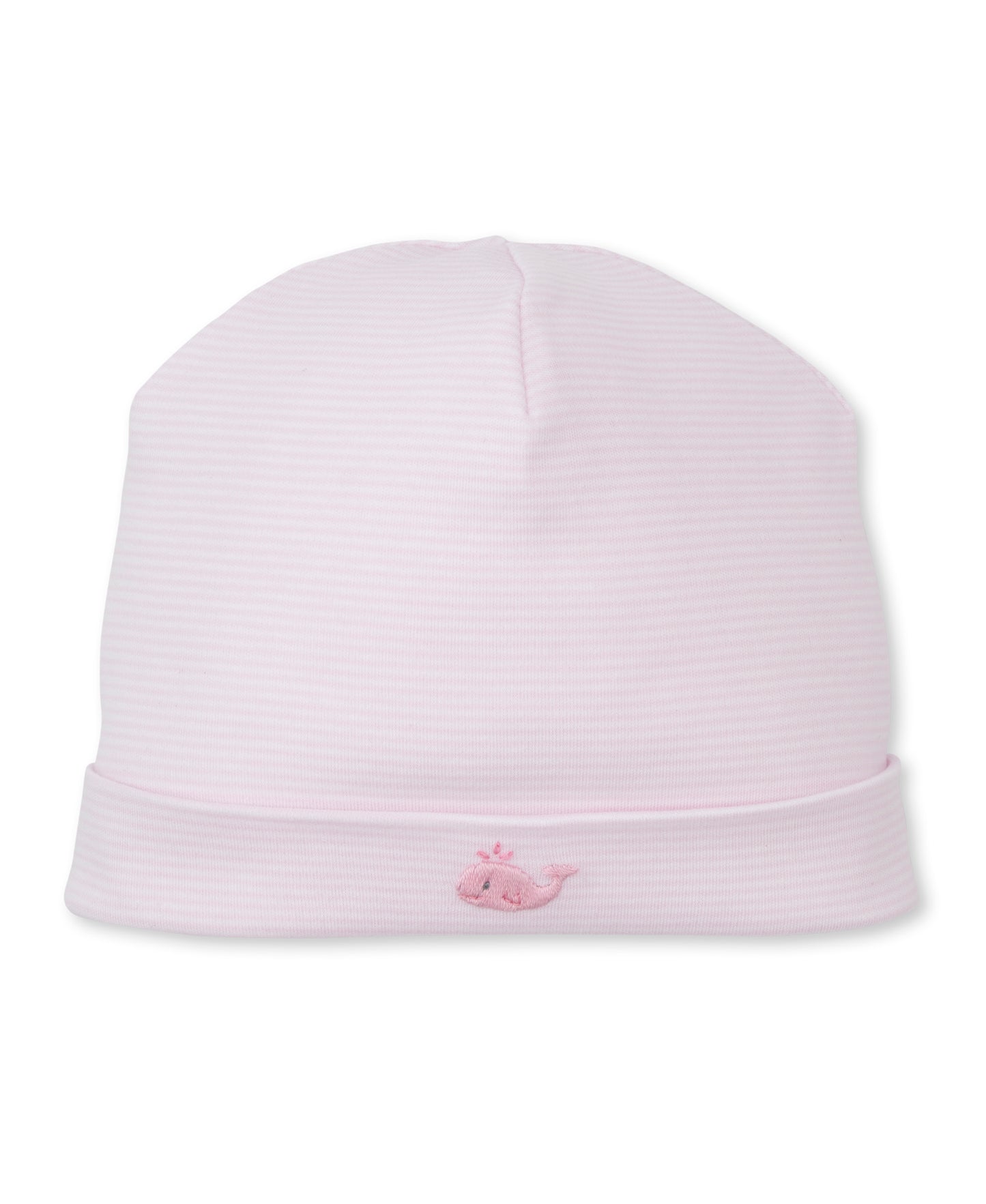 Pink Hat w/ Hand Emb Str - SCE Crabs & Whales
