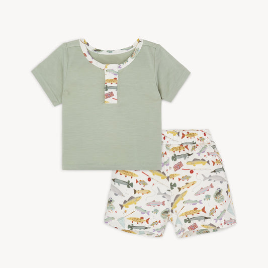 Reel Good Time Modal S/S Top + Short