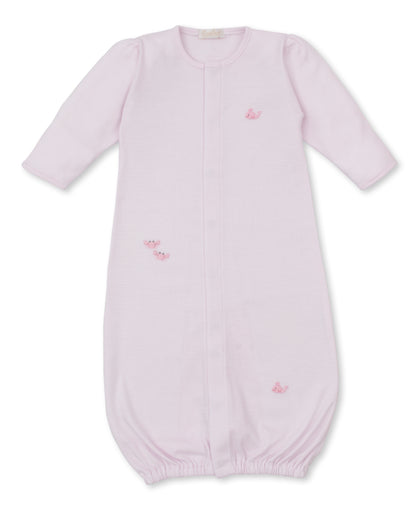 Pink Conv Gown w/ Hand Emb Str - SCE Crabs & Whales