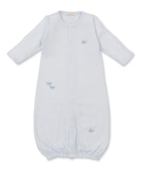 Light Blue Conv Gown w/ Hand Emb Str - SCE Crabs & Whales