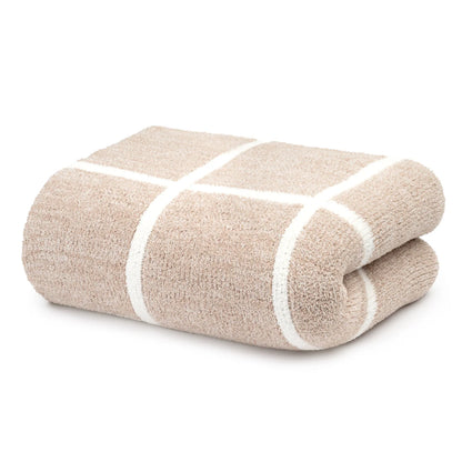 Chenilla Cloud™ Window Pane Heathered Throw