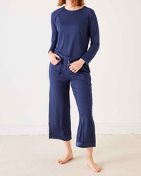 Satin Sailor Modal Pajama Set