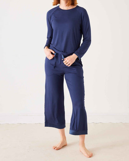 Satin Sailor Modal Pajama Set
